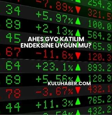 Ahes GYO Katılım Endeksine Uygun mu?