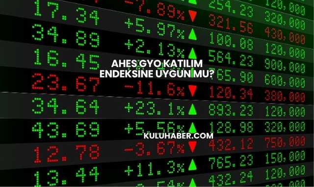 Ahes GYO Katılım Endeksine Uygun mu?
