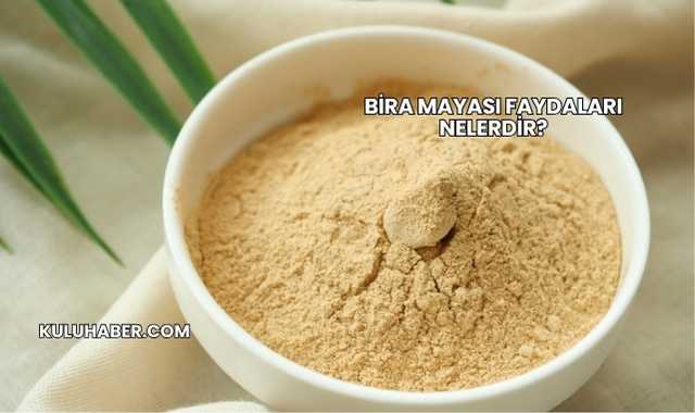 Bira Mayası Faydaları Nelerdir?