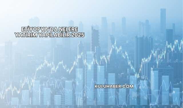Etiyopya’da Nelere Yatırım Yapılabilir 2025