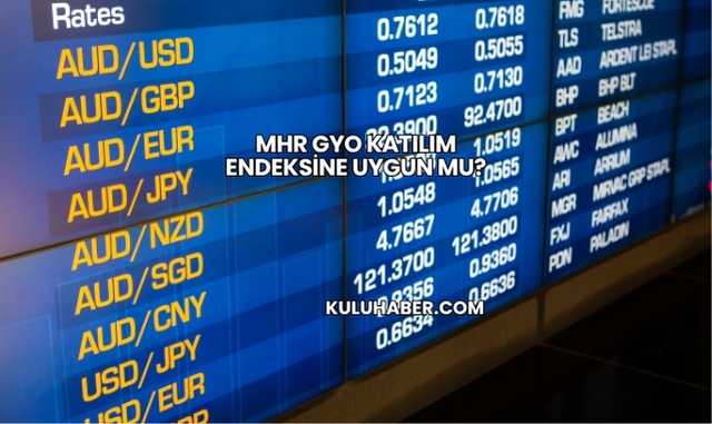 Mhr Gyo Katılım Endeksine Uygun mu?