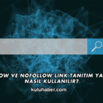 DoFollow ve NoFollow Link Tanıtım Yazısında Nasıl Kullanılır?